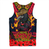 Adelaide Crows Men Singlet Ripped Legacy Of The Game The ANZAC Spirit Lives On