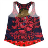 Melbourne Women Racerback Singlet Ripped Legacy Of The Game The ANZAC Spirit Lives On
