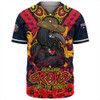 Adelaide Crows Baseball Shirt Ripped Legacy Of The Game The ANZAC Spirit Lives On