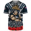 Carlton Baseball Shirt Ripped Legacy Of The Game The ANZAC Spirit Lives On