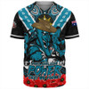 Port Adelaide Baseball Shirt Ripped Legacy Of The Game The ANZAC Spirit Lives On