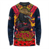 Adelaide Crows Long Sleeve T-shirt Ripped Legacy Of The Game The ANZAC Spirit Lives On