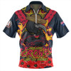 Adelaide Crows Zip Polo Shirt Ripped Legacy Of The Game The ANZAC Spirit Lives On