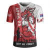 St. George Illawarra Dragons Rugby Jersey Anzac Day Lest We Forget Strong Fighting Spirit