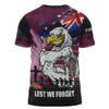 Manly Warringah Sea Eagles T-Shirt Fearless ANZAC Defender