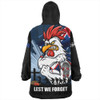 Sydney Roosters Snug Hoodie Fearless ANZAC Defender
