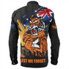 Wests Tigers Long Sleeve Shirt Fearless ANZAC Defender