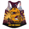 Brisbane Broncos Women Racerback Singlet Fearless ANZAC Defender
