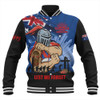 Newcastle Knights Baseball Jacket Fearless ANZAC Defender