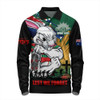 South Sydney Rabbitohs Long Sleeve Polo Shirt Fearless ANZAC Defender