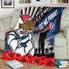 Geelong Cats Blanket Anzac Day Honor United In Spirit