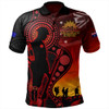 Australia Polo Shirt ANZAC Day Aboriginal Guardians Of The Dawn