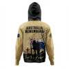 Australia Hoodie Anzac Day Brothers In Arms Gallipoli Remembrance