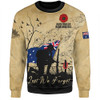 Australia Sweatshirt Anzac Day Brothers In Arms Gallipoli Remembrance