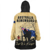Australia Snug Hoodie Anzac Day Brothers In Arms Gallipoli Remembrance