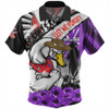 Sydney Swans Hawaiian Shirt ANZAC Day Honor Purple Valor And Spirit