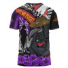 Adelaide Crows T-Shirt ANZAC Day Honor Purple Valor And Spirit