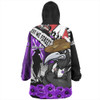 Collingwood Snug Hoodie ANZAC Day Honor Purple Valor And Spirit