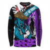 Port Adelaide Long Sleeve T-shirt ANZAC Day Honor Purple Valor And Spirit
