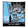 Cronulla-Sutherland Sharks Quilt Anzac Day Lest We Forget Strong Fighting Spirit