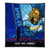 Gold Coast Titans Quilt Anzac Day Lest We Forget Strong Fighting Spirit
