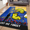 Parramatta Eels Area Rug Anzac Day Lest We Forget Strong Fighting Spirit