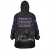 Australia Snug Hoodie Anzac Day Purple Poppy Tribute Remembered Together