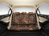 Australia Aboriginal Car Back Seat Covers - Dot Patterns From Indigenous Australian Culture (Brown) Car Back Seat Covers