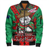 South Sydney Rabbitohs Bomber Jacket Ripped Legacy Of The Game The ANZAC Spirit Lives On