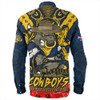 North Queensland Cowboys Long Sleeve Shirt Ripped Legacy Of The Game The ANZAC Spirit Lives On