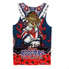 Sydney Roosters Men Singlet Ripped Legacy Of The Game The ANZAC Spirit Lives On