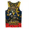 North Queensland Cowboys Men Singlet Ripped Legacy Of The Game The ANZAC Spirit Lives On