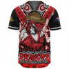 St. George Illawarra Dragons Baseball Shirt Ripped Legacy Of The Game The ANZAC Spirit Lives On