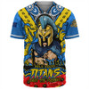 Gold Coast Titans Baseball Shirt Ripped Legacy Of The Game The ANZAC Spirit Lives On