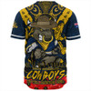 North Queensland Cowboys Baseball Shirt Ripped Legacy Of The Game The ANZAC Spirit Lives On