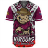 Queensland Maroons Baseball Shirt Ripped Legacy Of The Game The ANZAC Spirit Lives On