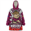 Queensland Maroons Snug Hoodie Ripped Legacy Of The Game The ANZAC Spirit Lives On