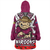 Queensland Maroons Snug Hoodie Ripped Legacy Of The Game The ANZAC Spirit Lives On