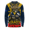 North Queensland Cowboys Long Sleeve T-shirt Ripped Legacy Of The Game The ANZAC Spirit Lives On