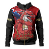 Redcliffe Dolphins Hoodie Heart Of A Fighter Tough And Fearless