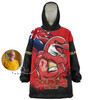 Redcliffe Dolphins Snug Hoodie Heart Of A Fighter Tough And Fearless