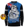 Canterbury-Bankstown Bulldogs Long Sleeve T-shirt Heart Of A Fighter Tough And Fearless