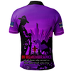 Australia Polo Shirt Anzac Day Animal Companions Forever Remembered