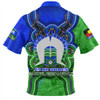 Indigenous Australian Aboriginal Zip Polo Shirt Dhari Dreams NAIDOC Edition