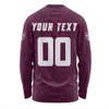 Queensland Maroons Long Sleeve T-shirt Go QLD Maroons Break The Limit