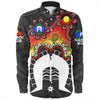 Indigenous Australian Aboriginal Long Sleeve Shirt Naidoc Week Echo Of Ancestors