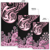 Australia Area Rug Pattern Aboriginal Indigenous Dot Painting Baby Pink