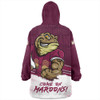 Queensland Maroons Snug Hoodie QLD Maroons Word Cloud Style
