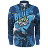 New South Wales Blues Long Sleeve Shirt Blue Venom NSW Strikeforce
