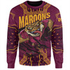 Queensland Maroons Sweatshirt Maroon Venom QLD Strikeforce